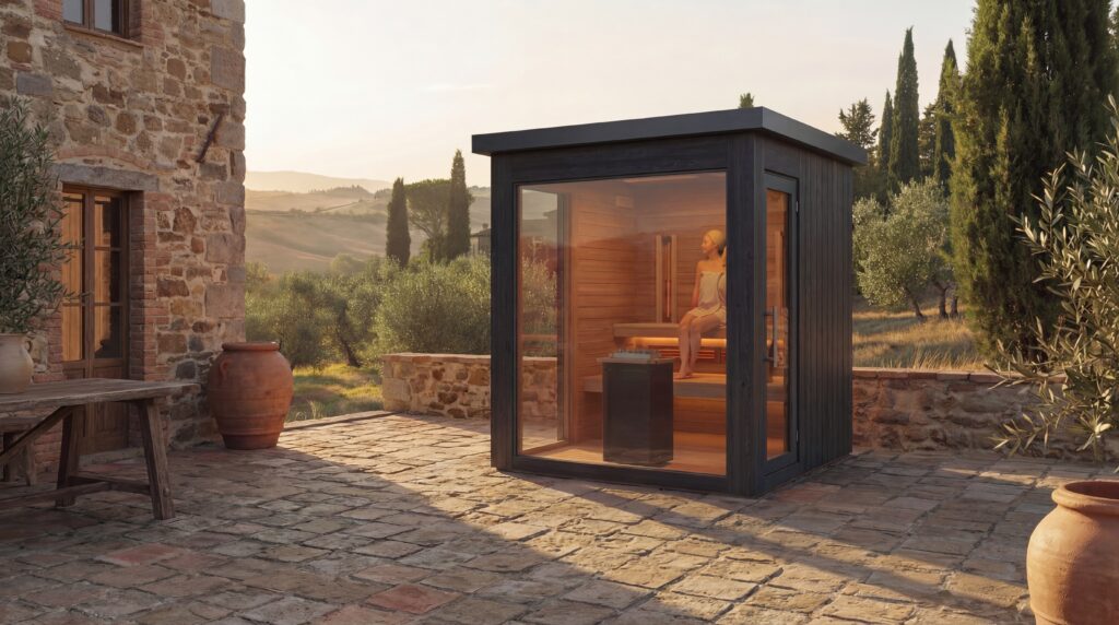 Sauna house construction - Lugano Mini