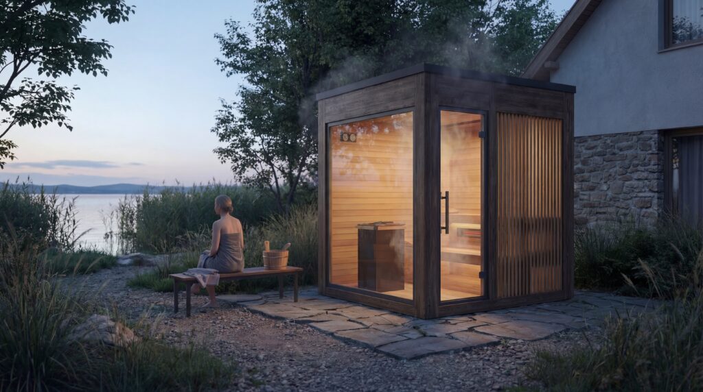 Sauna house in the garden - Diamond Corner